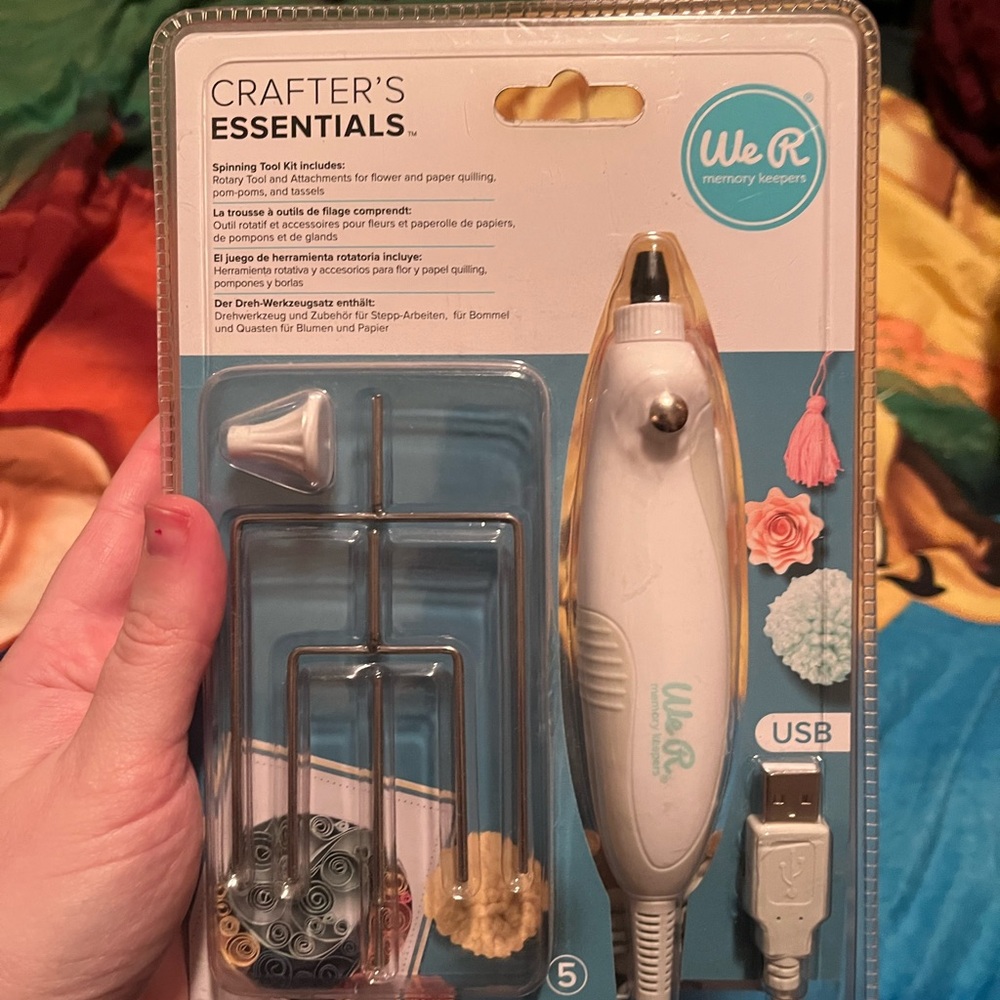 USB Spinning Tool Kit - White We R Memory Keepers